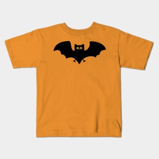 Halloween Bat Cartoon Character Kids T-Shirt